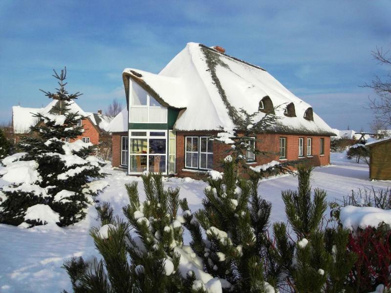 Idyllisches Reethaus Toenning Apartment Bagian luar foto